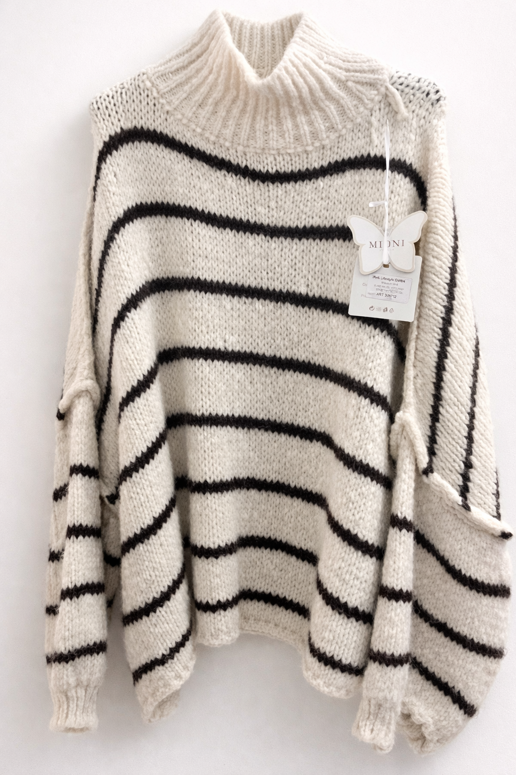 Oversize Pullover Streifi