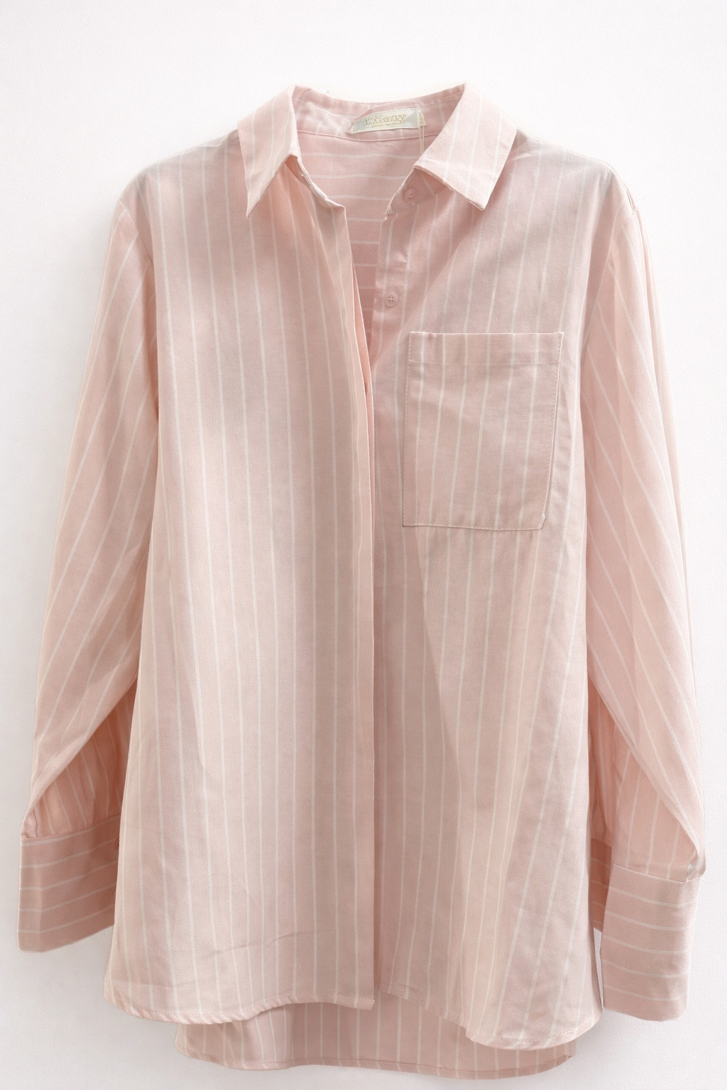 Bluse Stripes Baumwolle rosa