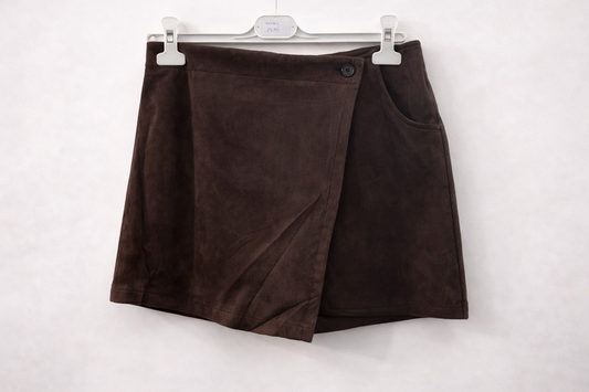 Hosenrock Braun aus Verlours