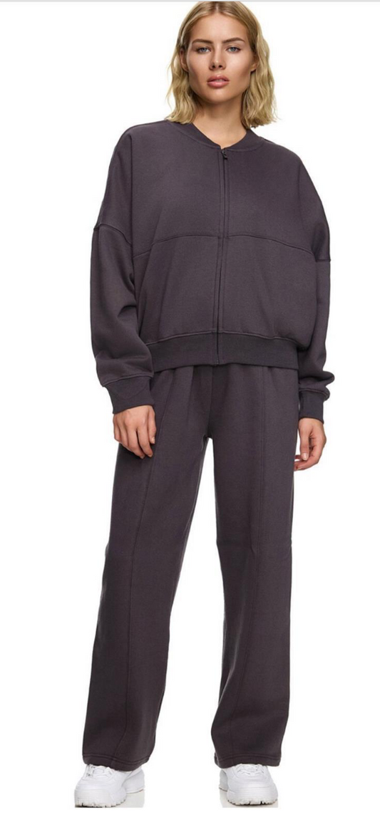 Bomber Style Fleece Zweiteiler