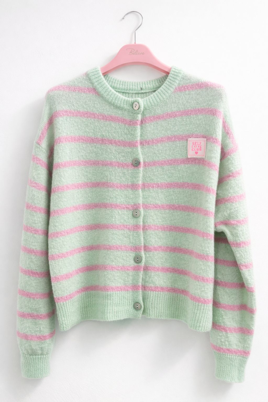 Strickjacke „Self Love Club“