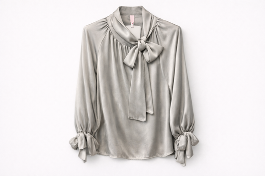 Seiden Optik Bluse " Mariella"