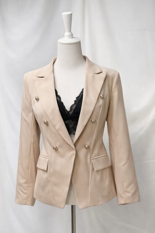 Blazer „Selly“ mit Knöpfen in Silber