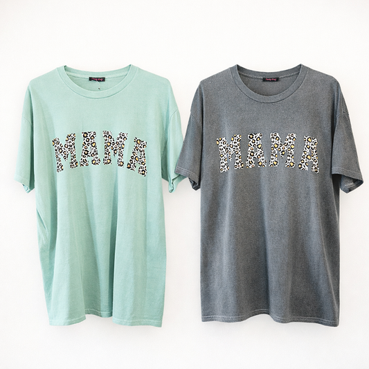 T-Shirt Leo MAMA aus Baumwolle