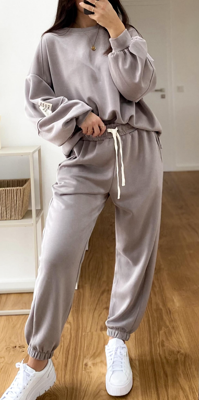 Butterstoff Zweiteiler mit Patch