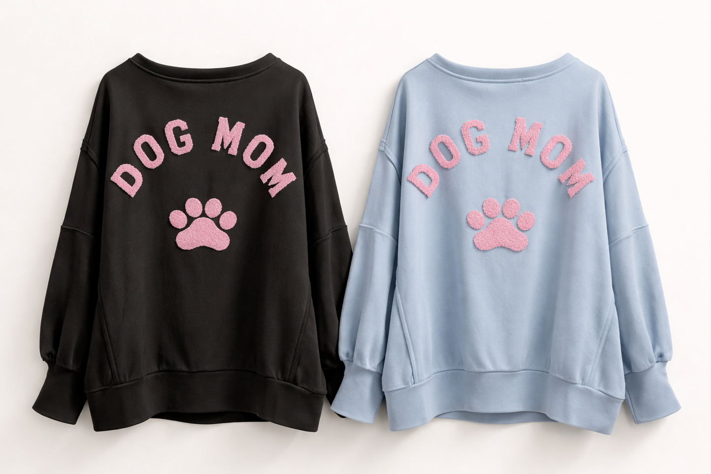 Sweater „Dog Mom“ Baumwolle mit Backprint