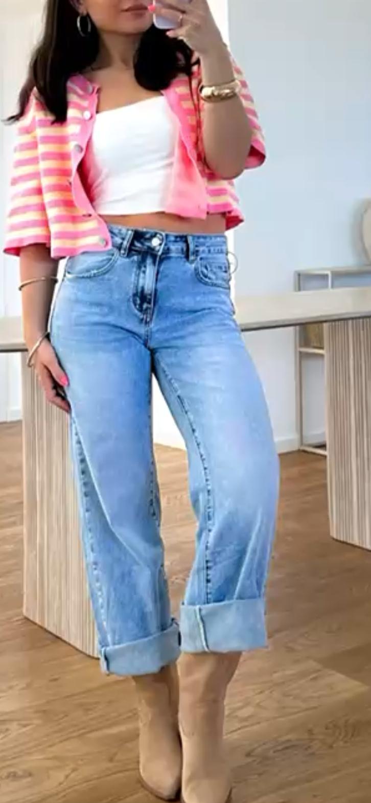 Kurzarm Cardigan „Irina“