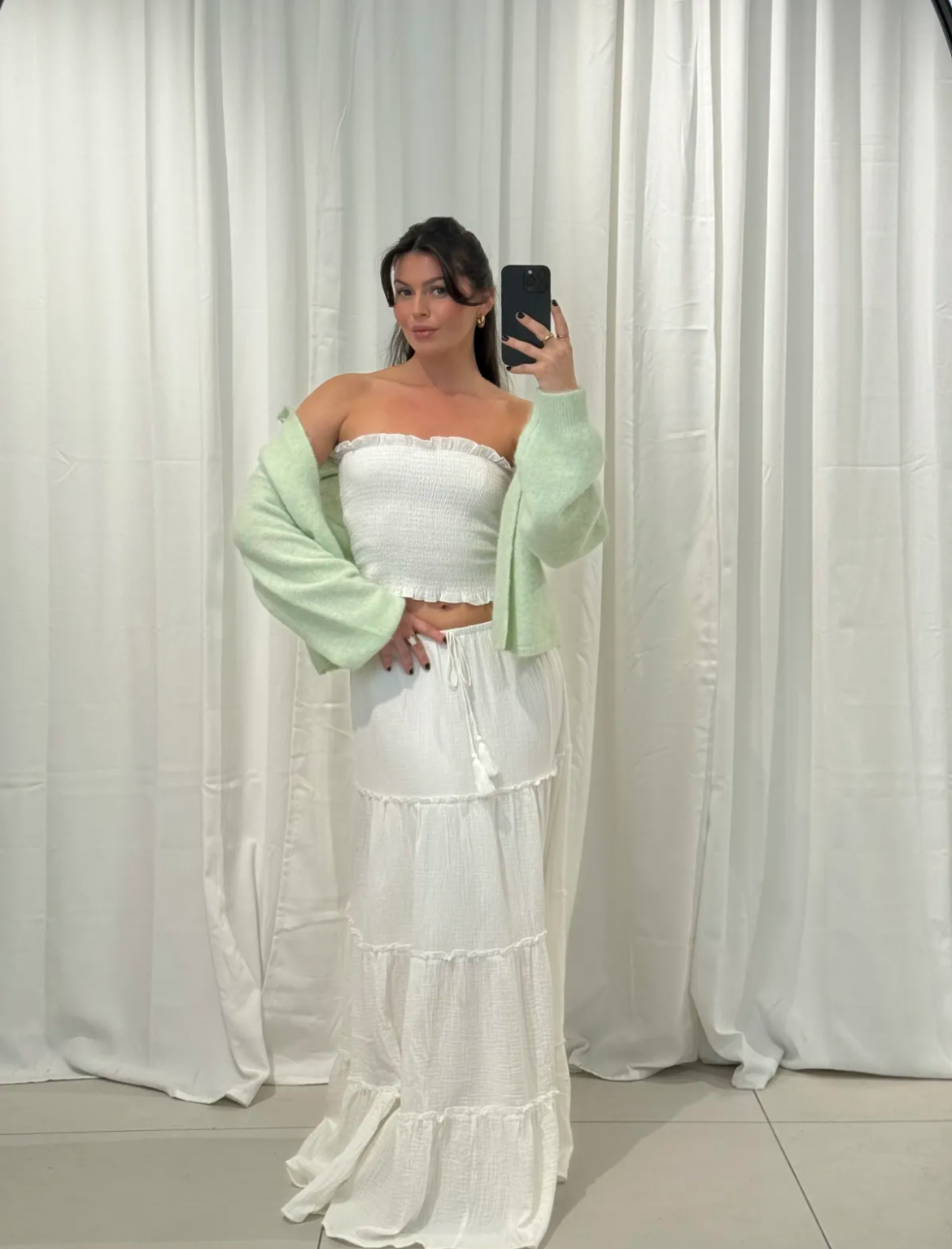 Gerüschtes Bandeau Top „Lola“