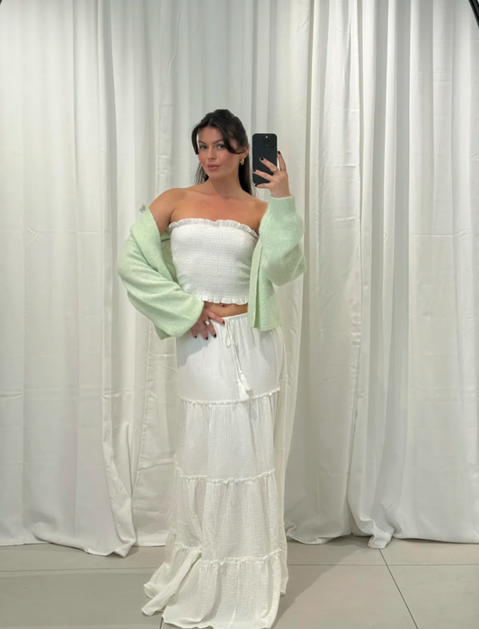 Gerüschtes Bandeau Top „Lola“