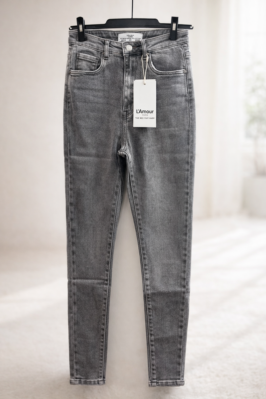 Jeans Lamour Slim Fit Skinny Grau