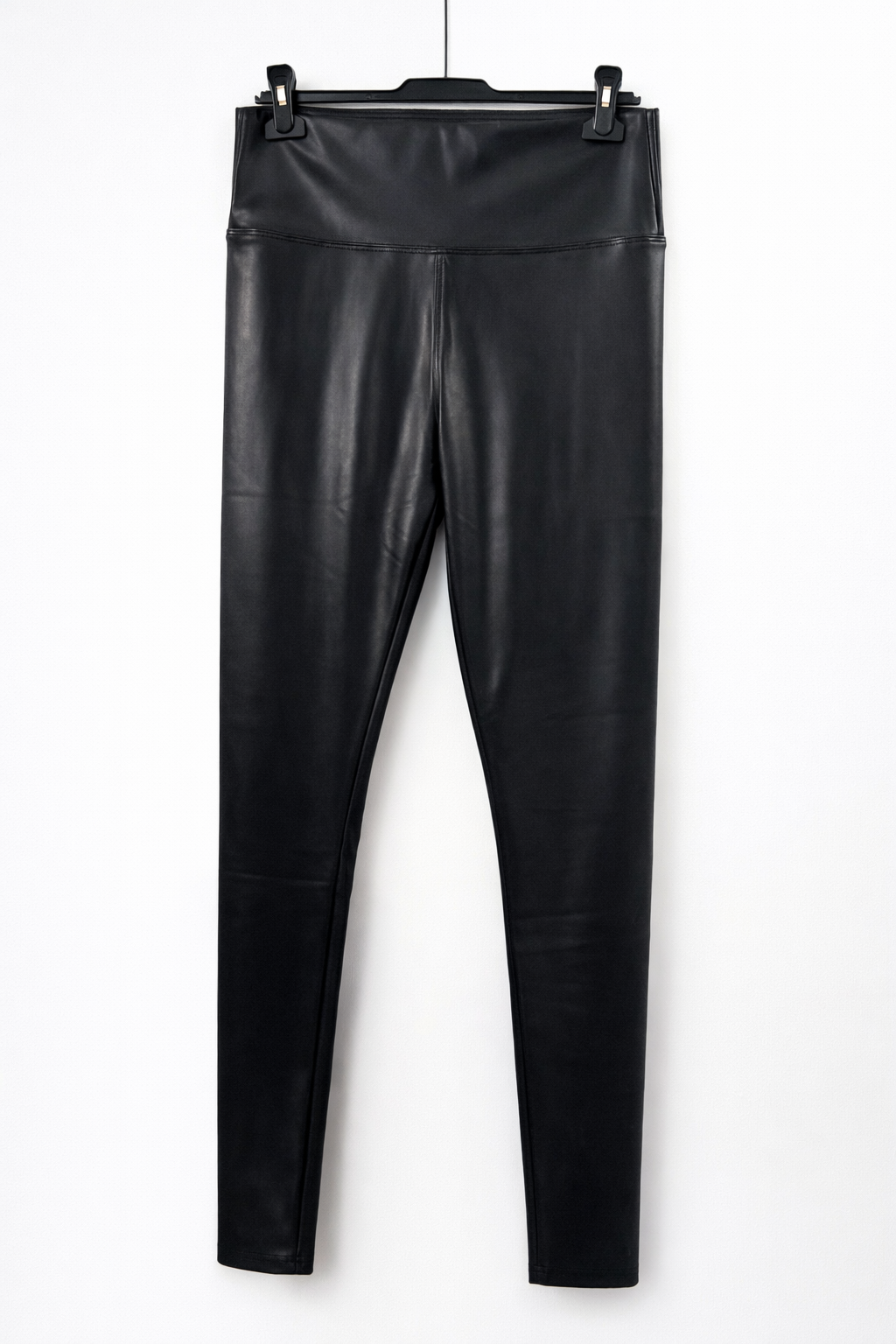 Lederleggins schwarz glänzend