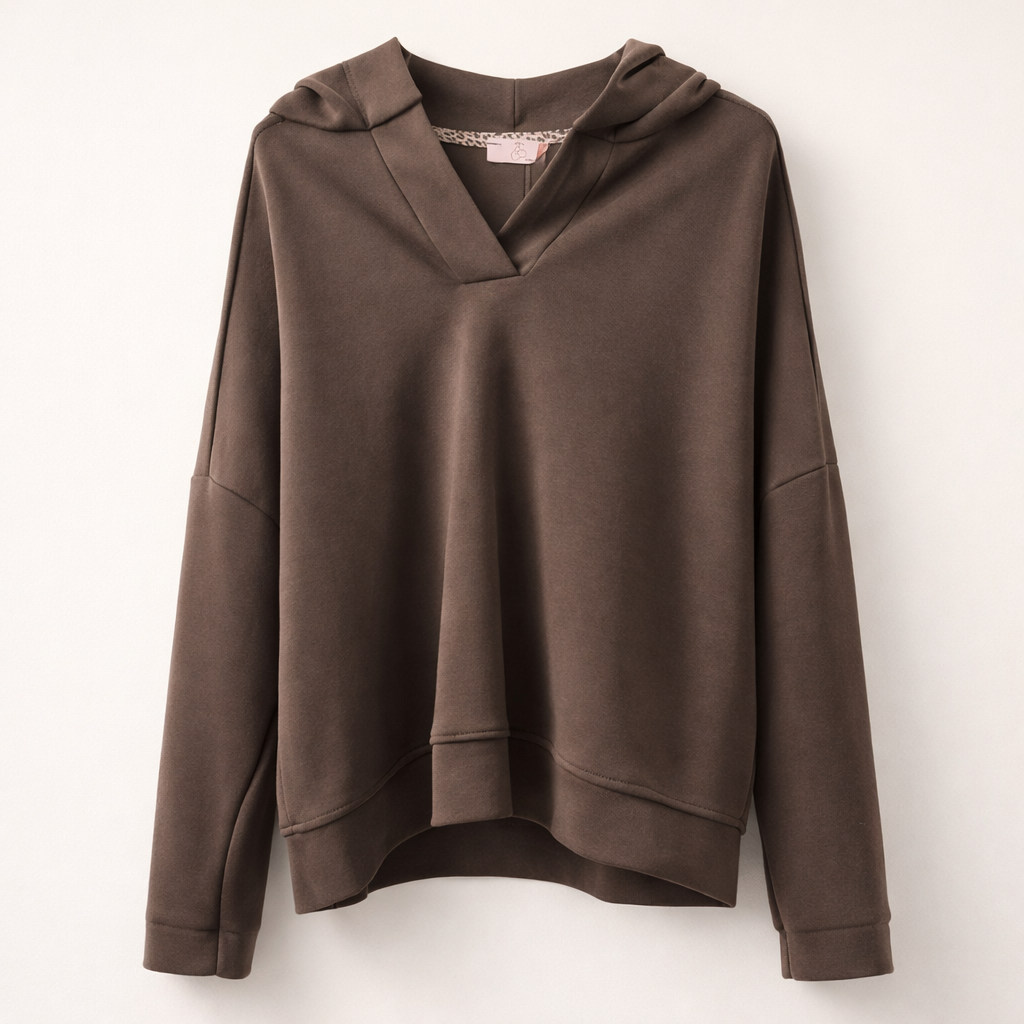 Butterstoff Hoodie Braun