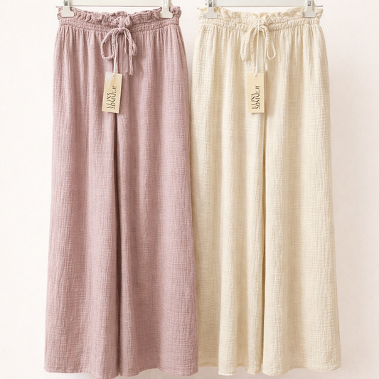 Musselinhose mit Rüschen Bund