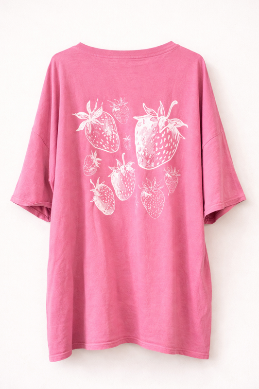 Oversized Shirt Pink Berry