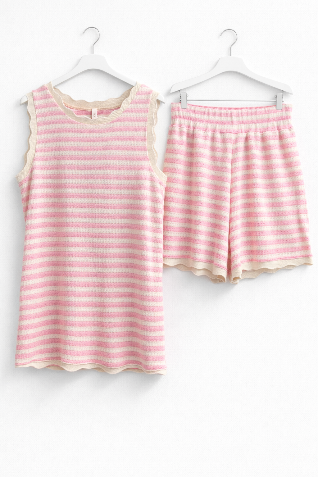 Zweiteiler Stripes Rosa