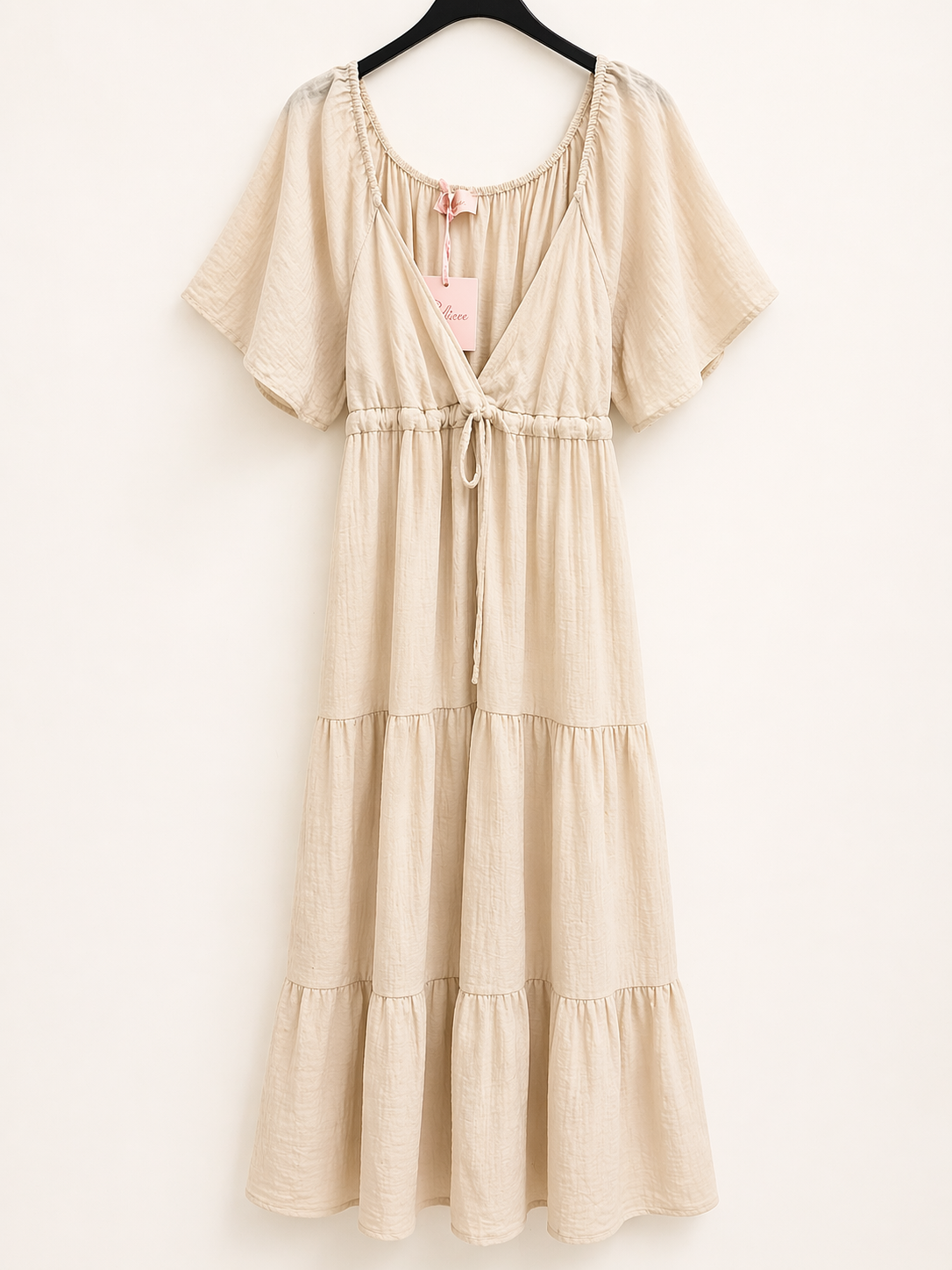 Maxikleid mit Bündchen