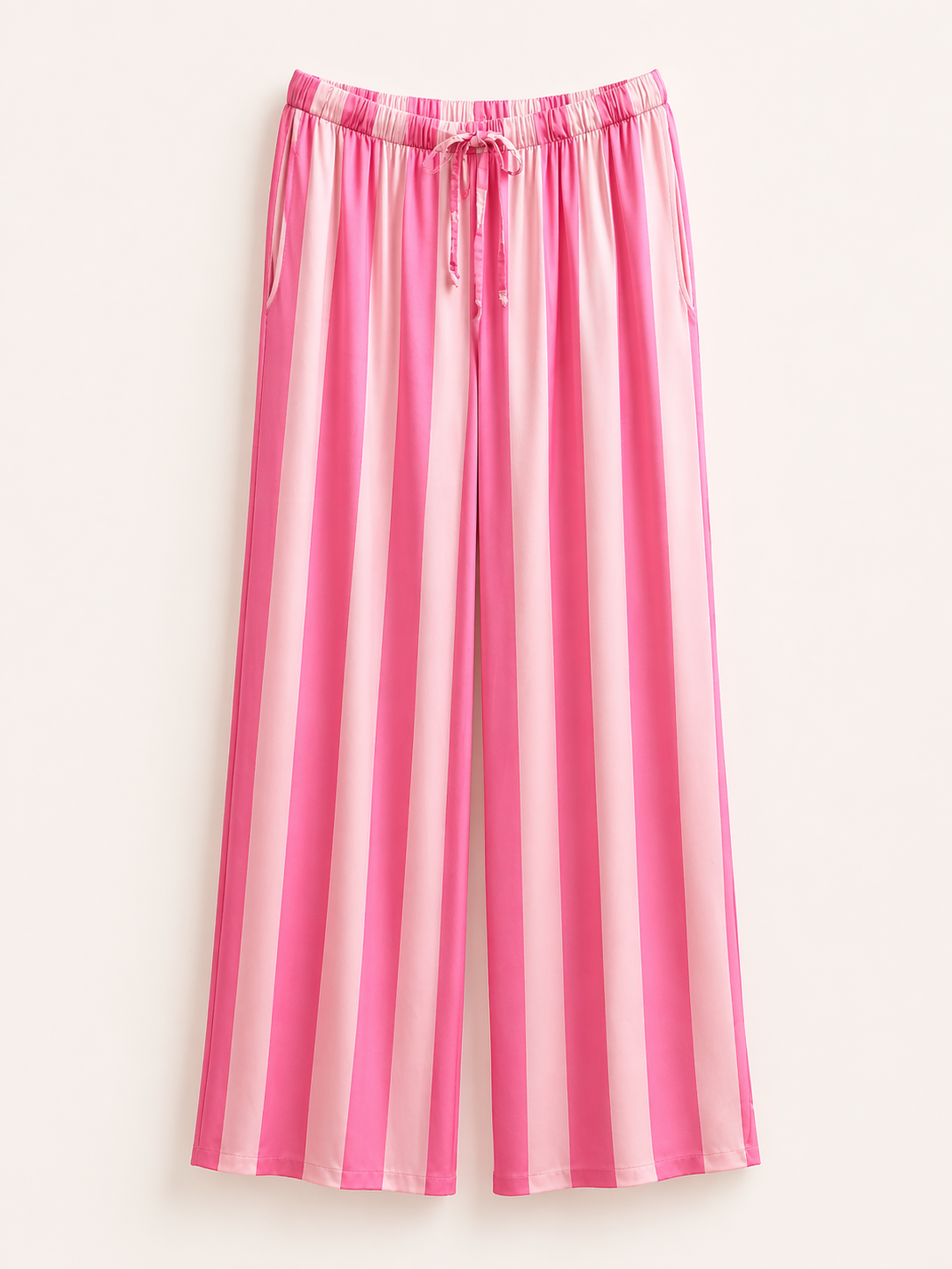 Satinhose gestreift