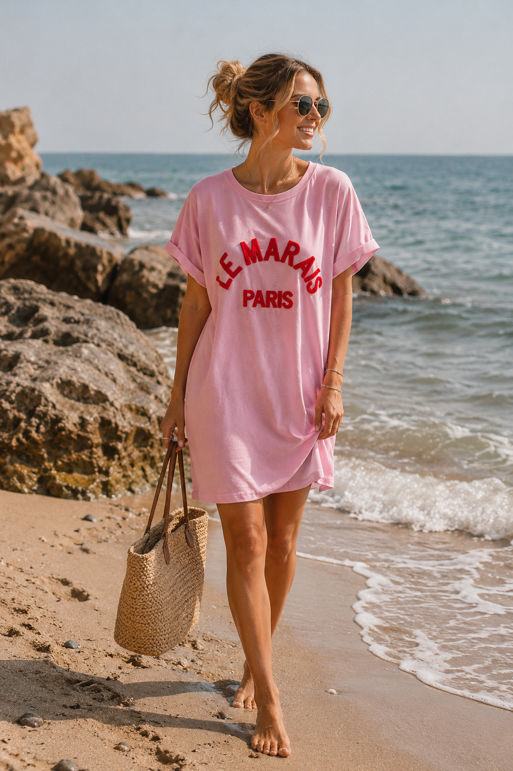 T-Shirt Kleid " Le Marais Paris"