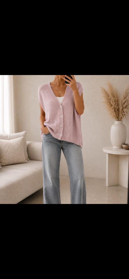 Oversize Strickweste " Butterfly"