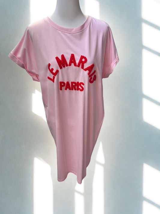 T-Shirt Kleid " Le Marais Paris"